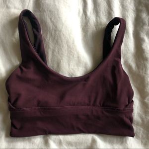 Lululemon Reversible Align Bra A-C cup 6 maroon